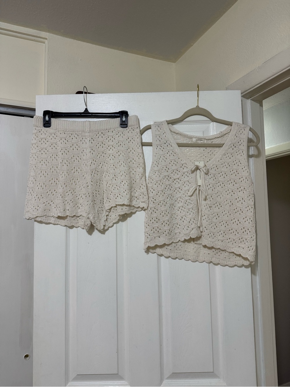 NWT No Comment 2 Piece Crochet Set